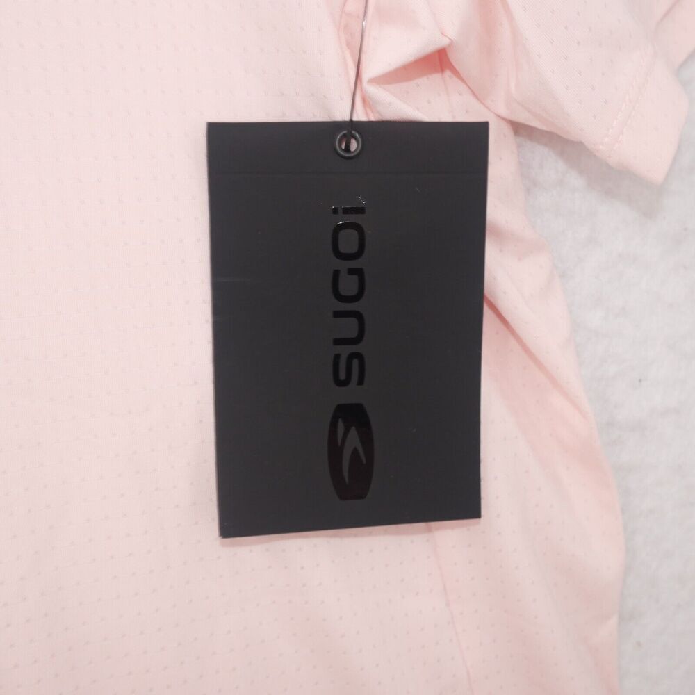 NEW Sugoi Women's Large Prism Short Sleeve Shirt Wicking Light Weight Pink - Picture 3 of 8